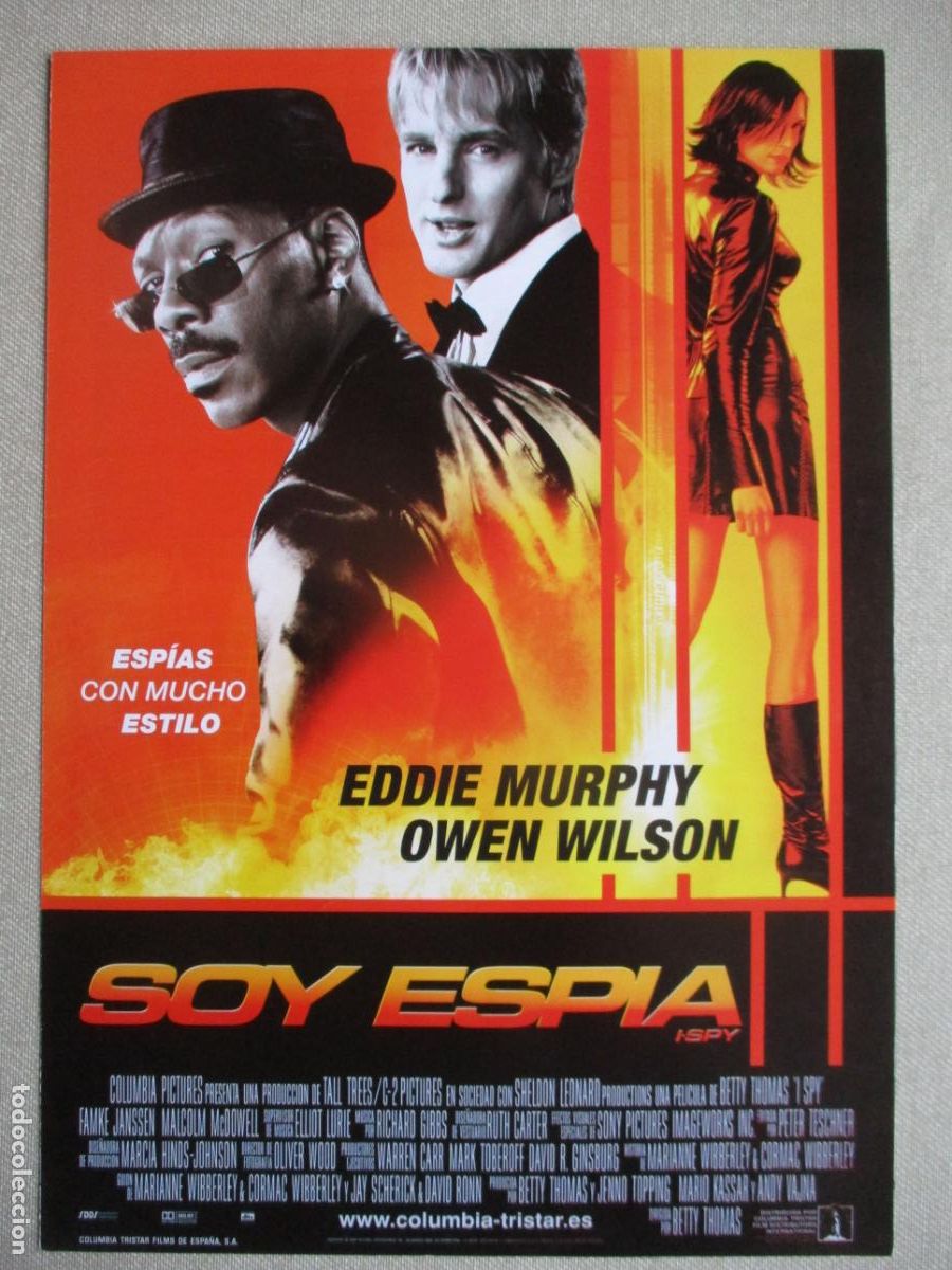 Cine: SOY ESPIA. GUIA ORIGINAL ESTRENO. PEDIDO MINIMO EN GUIAS 10 EUROS.