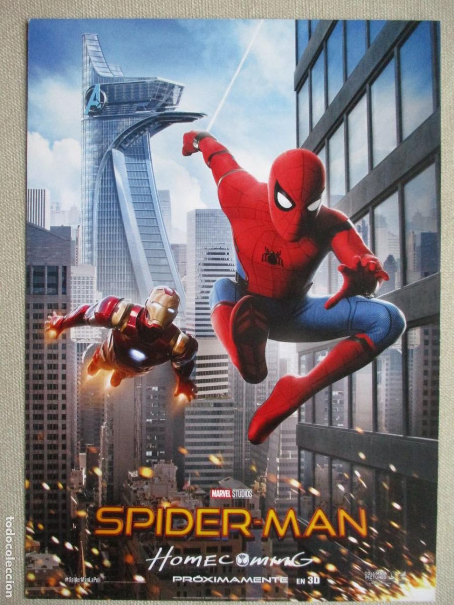 Cine: SPIDER-MAN HOMECOMING. GUIA ORIGINAL ESTRENO. PEDIDO MINIMO EN GUIAS 10 EUROS.