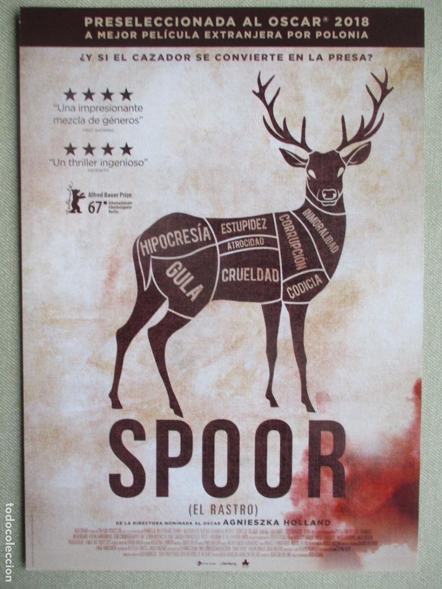 Cine: SPOOR. GUIA ORIGINAL ESTRENO. PEDIDO MINIMO EN GUIAS 10 EUROS.
