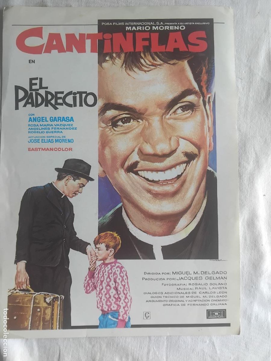 Cine: GUIA DE CINE MARIO MORENO CANTINFLAS EN EL PADRECITO.