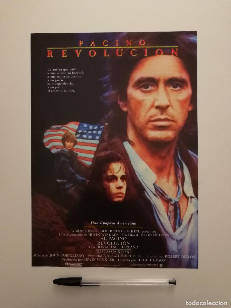 Cine: FICHA COLECCIONABLE -A4- REVOLUCION - AL PACINO