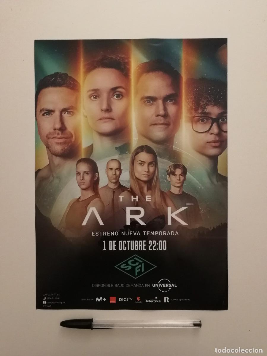Cine: ANUNCIO ACARTONADO -A4- THE ARK - CIENCIA FICCION - SERIE TV - PUBLICIDAD LAMINA