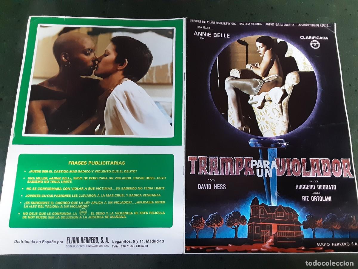 Cine: TRAMPA PARA UN VIOLADOR, ANNIE BELLE, DAVID HESS. CLASIFICADA &rdquo;S&rdquo;.
