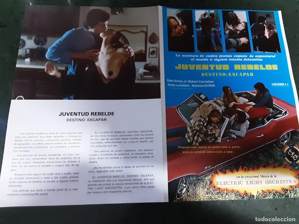 Cine: JUVENTUD REBELDE, DESTINO: ESCAPAR, DESI ARNAZ, ROBERT CARRADINE, MELANIE GRIFFITH.