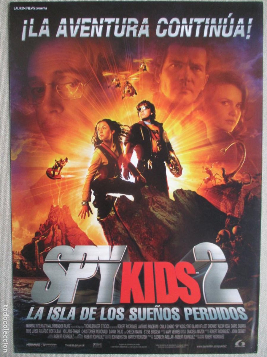 Cine: SPY KIDS 2. GUIA ORIGINAL ESTRENO. PEDIDO MINIMO EN GUIAS 10 EUROS.
