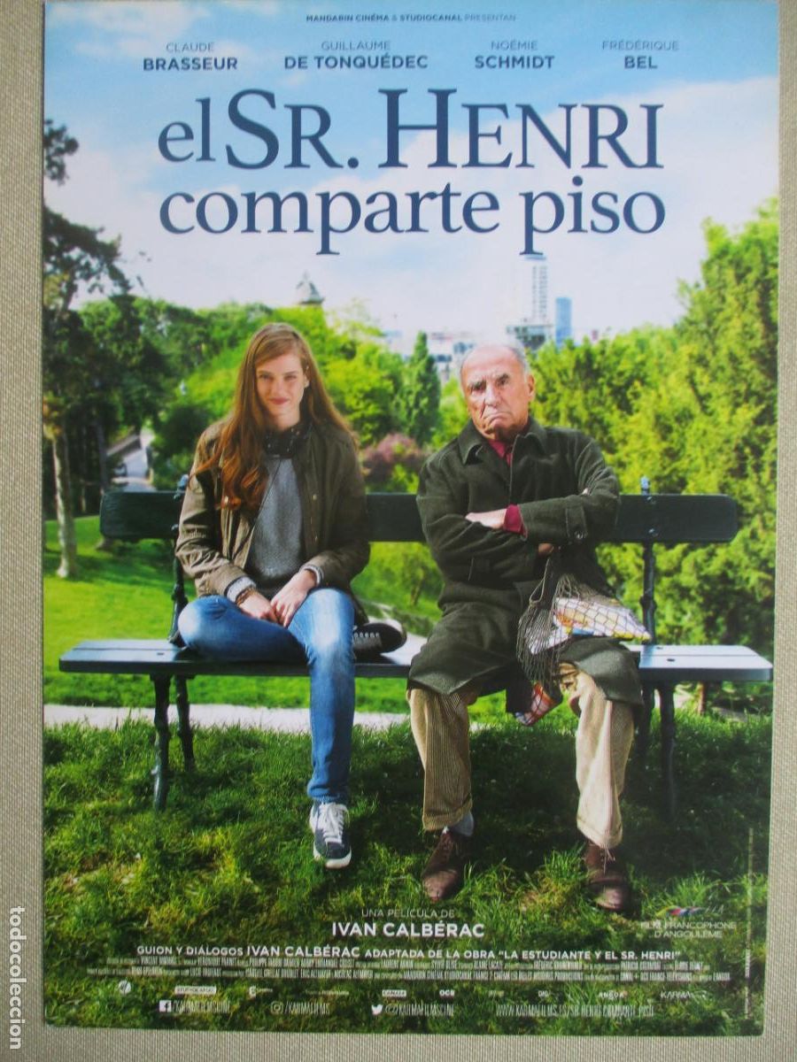Cine: EL SR. HENRI COMPARTE PISO. GUIA ORIGINAL ESTRENO. PEDIDO MINIMO EN GUIAS 10 EUROS.