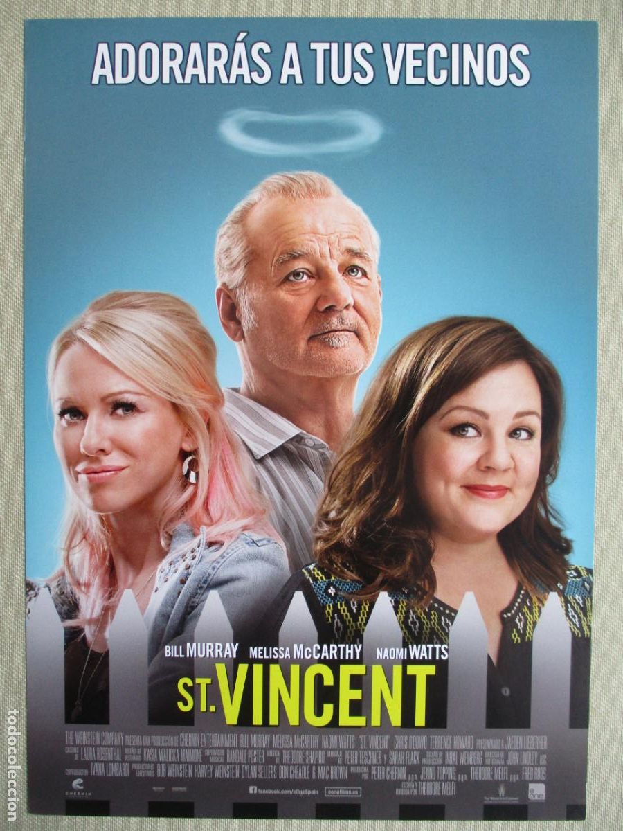 Cine: ST. VINCENT. GUIA ORIGINAL ESTRENO. PEDIDO MINIMO EN GUIAS 10 EUROS.