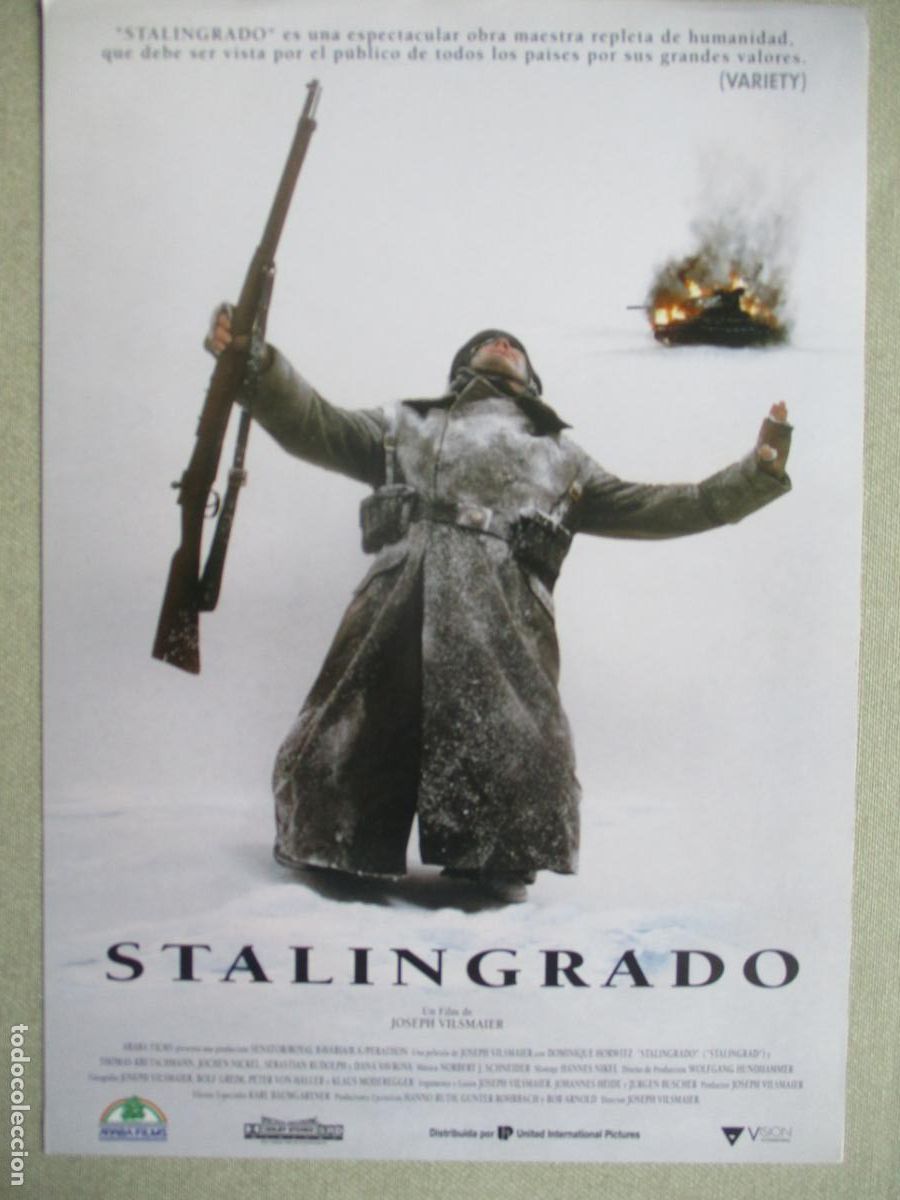 Cine: STALINGRADO. GUIA ORIGINAL ESTRENO. PEDIDO MINIMO EN GUIAS 10 EUROS.