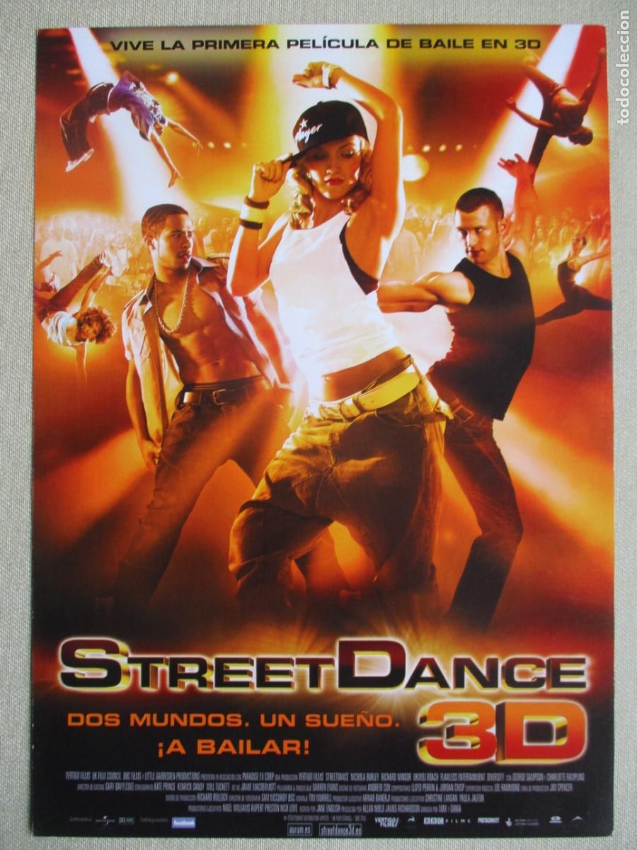 Cine: STREET DANCE 3D. GUIA ORIGINAL ESTRENO. PEDIDO MINIMO EN GUIAS 10 EUROS.