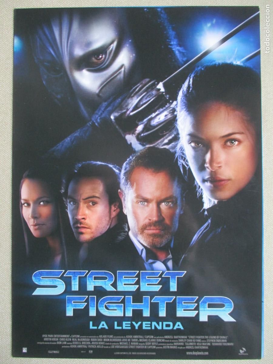 Cine: STREET FIGHTER LA LEYENDA. GUIA ORIGINAL ESTRENO. PEDIDO MINIMO EN GUIAS 10 EUROS.