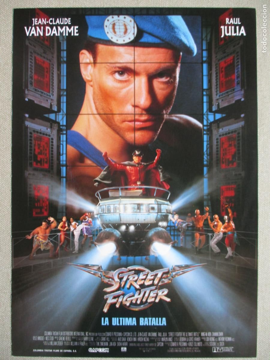 Cine: STREET FIGHTER LA ULTIMA BATALLA. GUIA ORIGINAL ESTRENO. PEDIDO MINIMO EN GUIAS 10 EUROS.