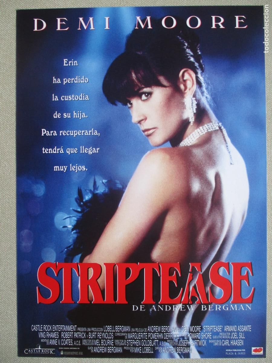 Cine: STRIPTEASE. GUIA ORIGINAL ESTRENO. PEDIDO MINIMO EN GUIAS 10 EUROS.