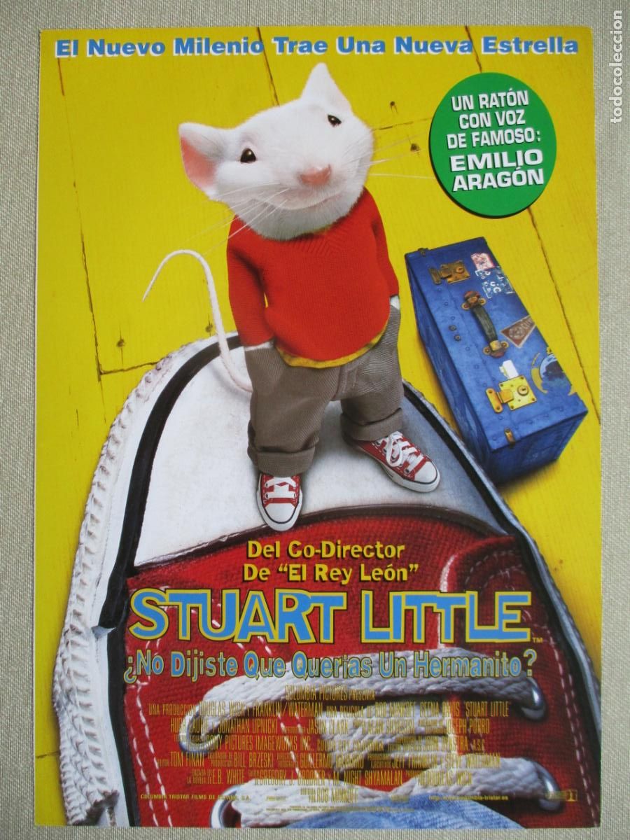 Cine: STUART LITTLE. GUIA ORIGINAL ESTRENO. PEDIDO MINIMO EN GUIAS 10 EUROS.