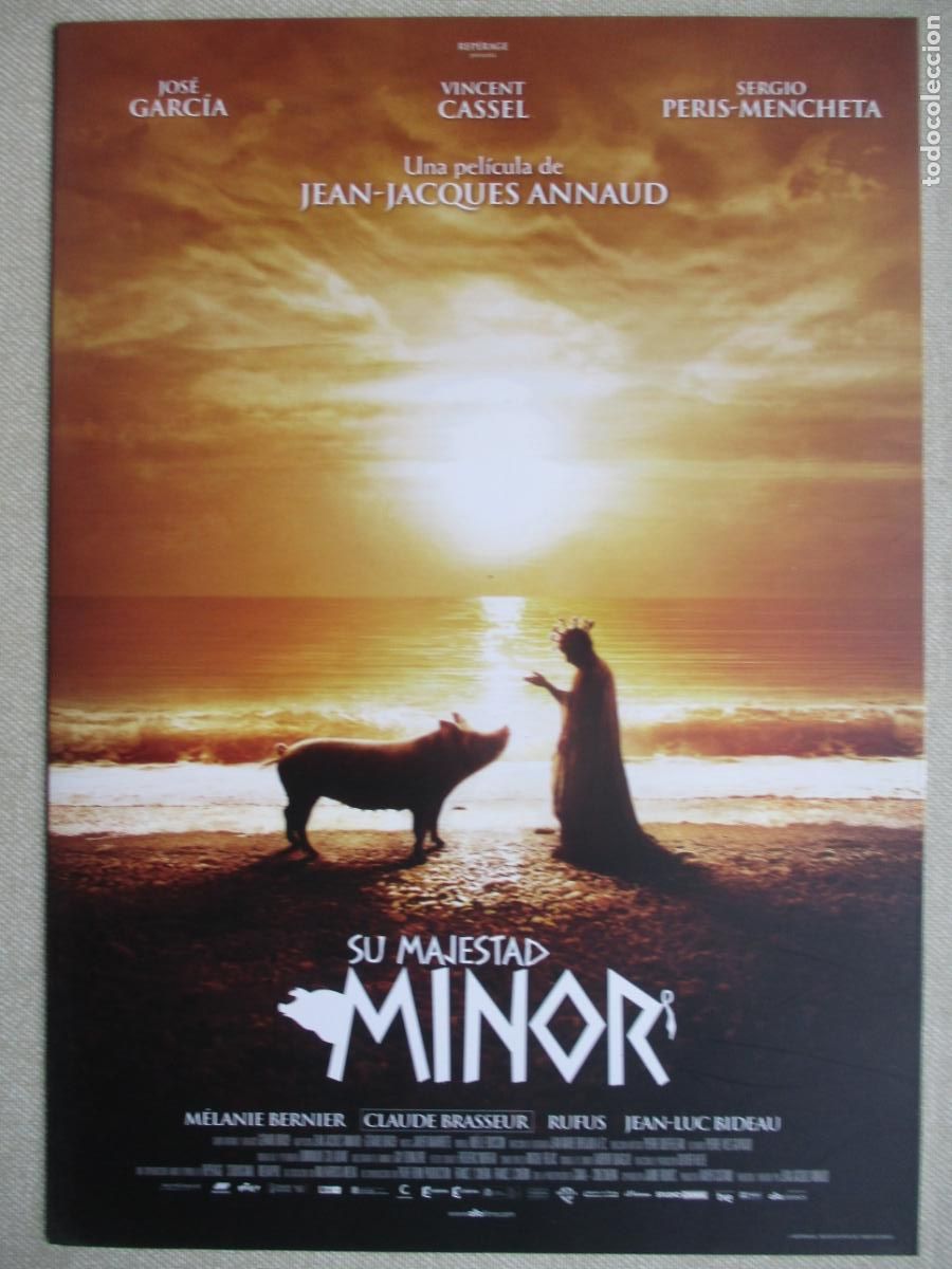 Cine: SU MAJESTAD MINOR. GUIA ORIGINAL ESTRENO. PEDIDO MINIMO EN GUIAS 10 EUROS.