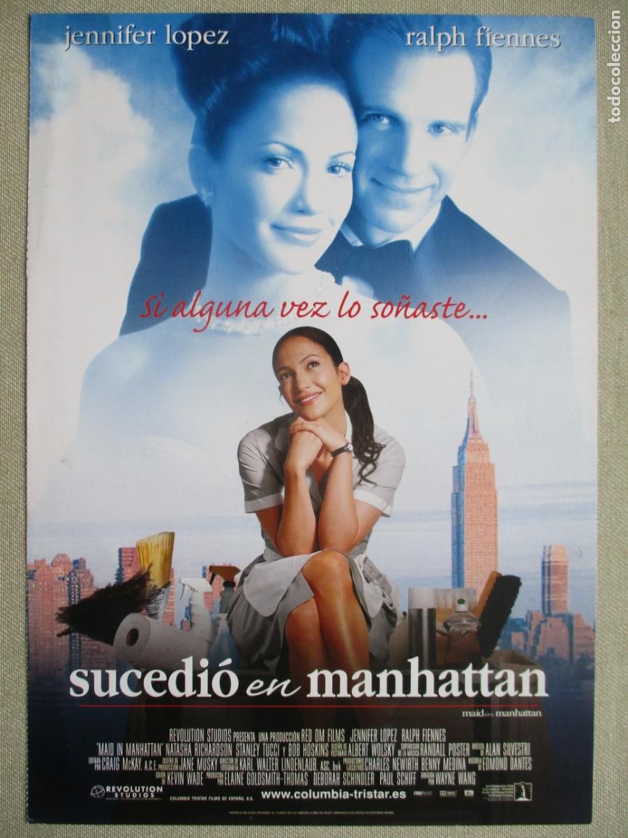 Cine: SUCEDIO EN MANHATTAN. GUIA ORIGINAL ESTRENO. PEDIDO MINIMO EN GUIAS 10 EUROS.
