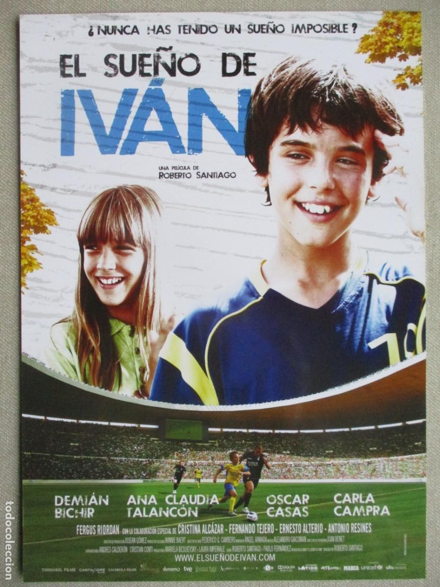Cine: EL SUE&Ntilde;O DE IVAN. GUIA ORIGINAL ESTRENO. PEDIDO MINIMO EN GUIAS 10 EUROS.