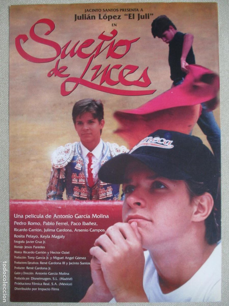 Cine: SUE&Ntilde;O DE LUCES. GUIA ORIGINAL ESTRENO. PEDIDO MINIMO EN GUIAS 10 EUROS.