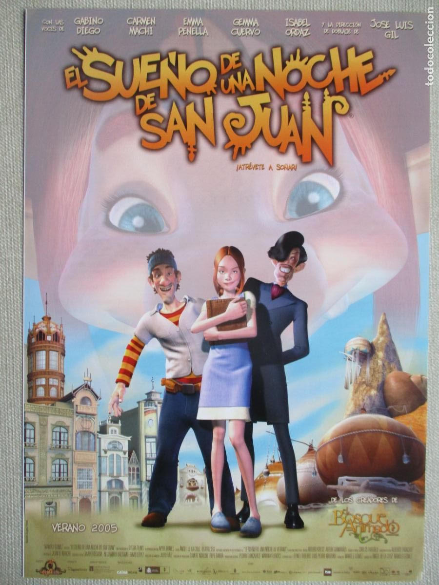 Cin&eacute;ma: EL SUE&Ntilde;O DE UNA NOCHE DE SAN JUAN. GUIA ORIGINAL ESTRENO. PEDIDO MINIMO EN GUIAS 10 EUROS.