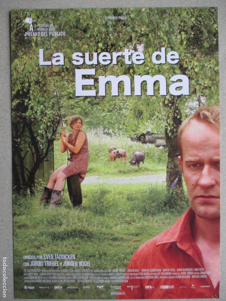 Cine: LA SUERTE DE EMMA. GUIA ORIGINAL ESTRENO. PEDIDO MINIMO EN GUIAS 10 EUROS.