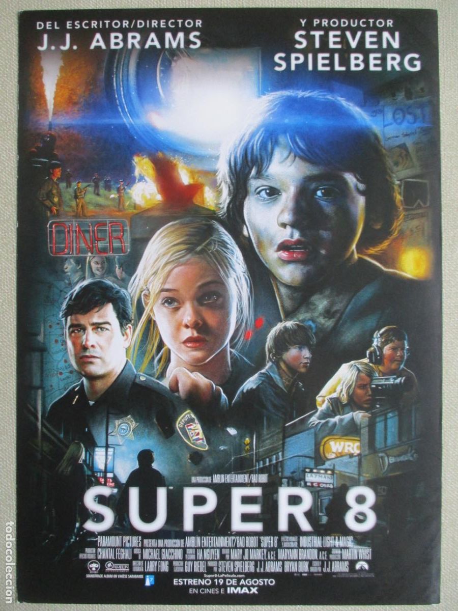 Cine: SUPER 8. GUIA ORIGINAL ESTRENO. PEDIDO MINIMO EN GUIAS 10 EUROS.