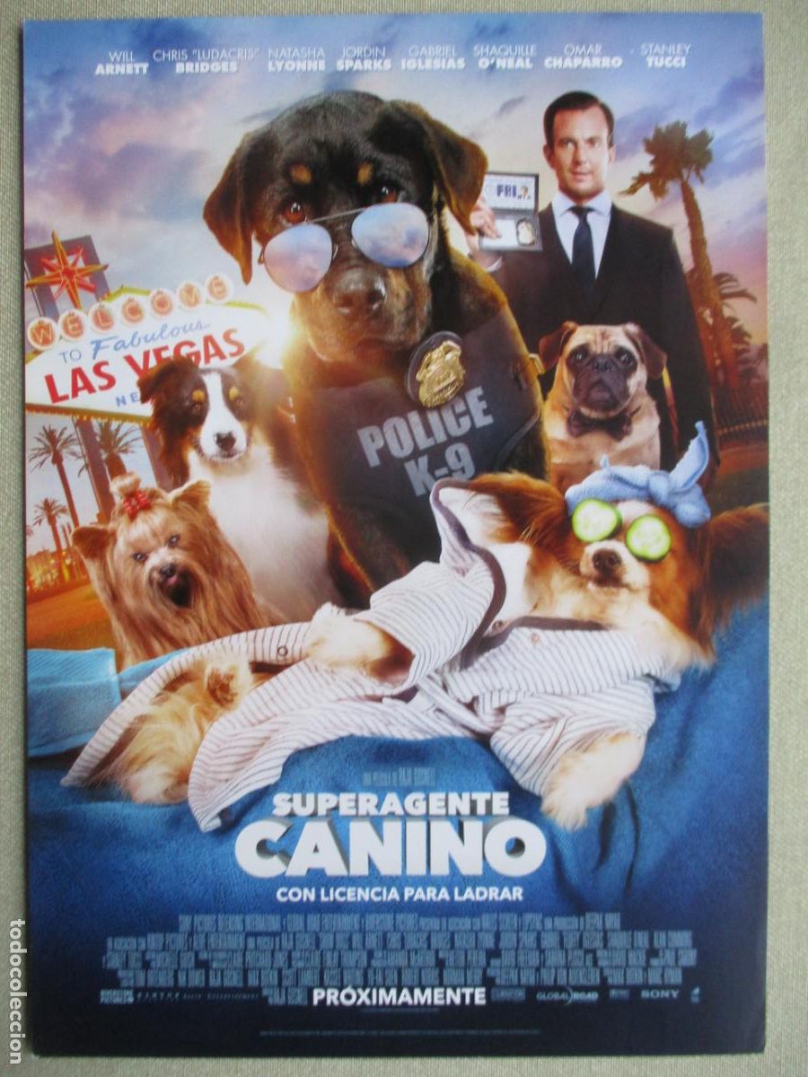 Cine: SUPERAGENTE CANINO. GUIA ORIGINAL ESTRENO. PEDIDO MINIMO EN GUIAS 10 EUROS.