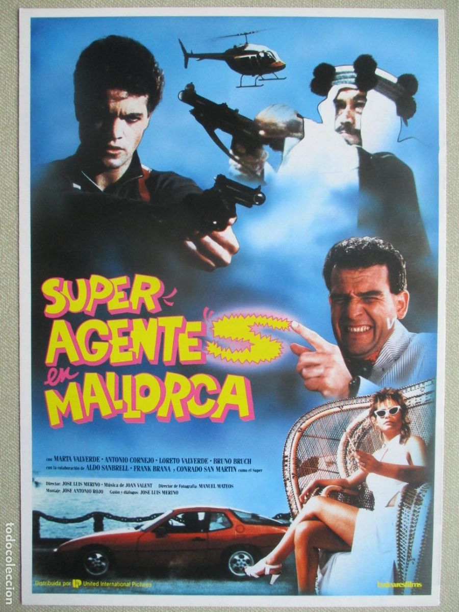 Cine: SUPER AGENTES EN MALLORCA. GUIA ORIGINAL ESTRENO. PEDIDO MINIMO EN GUIAS 10 EUROS.