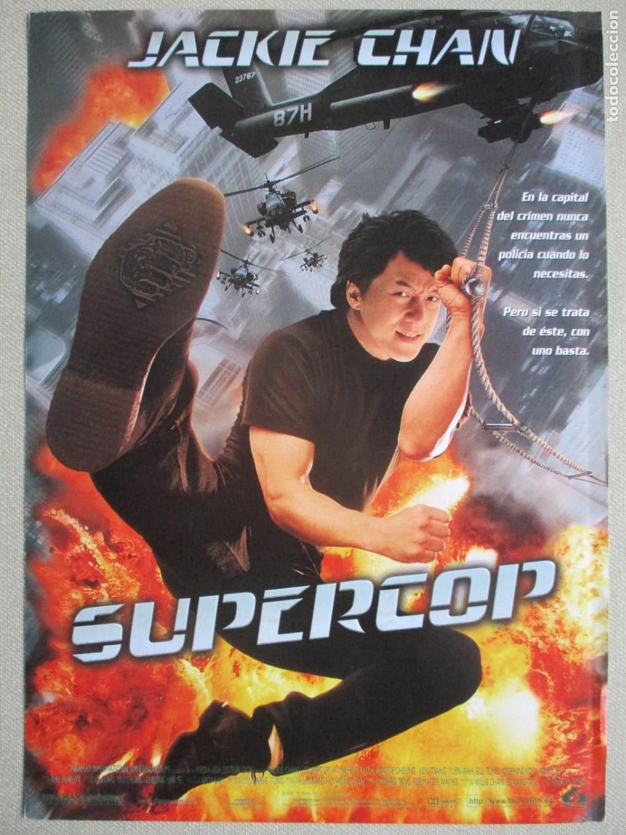 Cine: SUPERCOP. GUIA ORIGINAL ESTRENO. PEDIDO MINIMO EN GUIAS 10 EUROS.