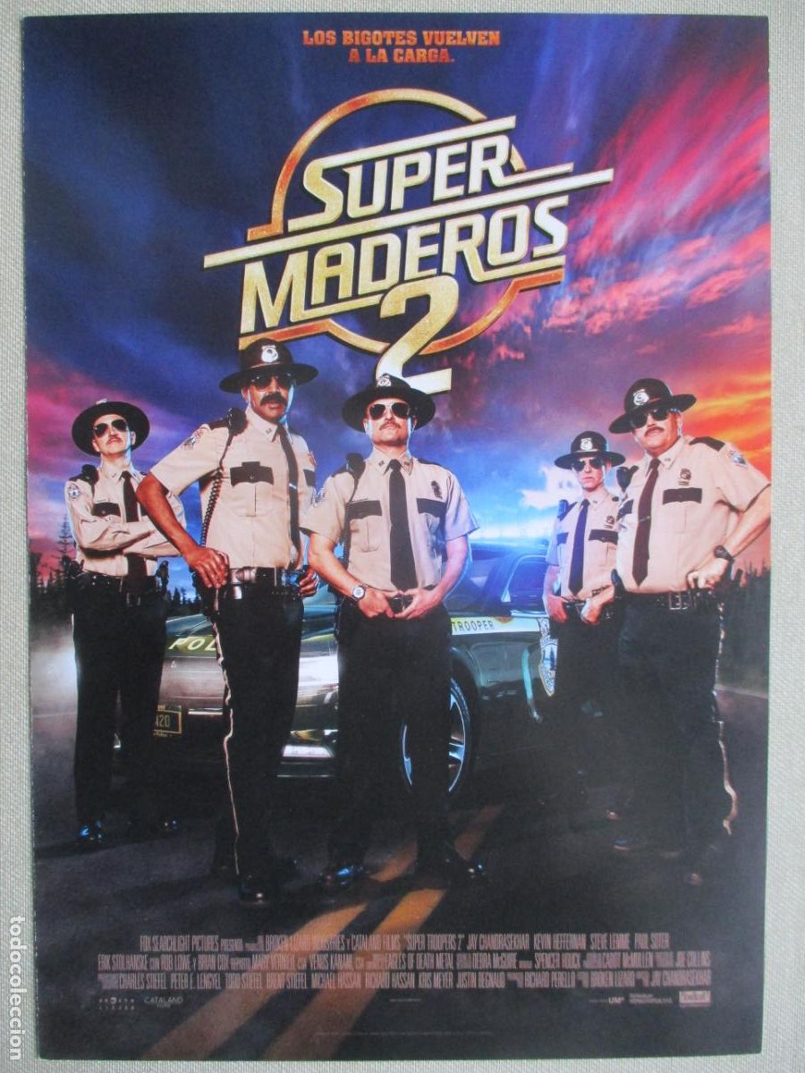 Cine: SUPER MADEROS 2. GUIA ORIGINAL ESTRENO. PEDIDO MINIMO EN GUIAS 10 EUROS.