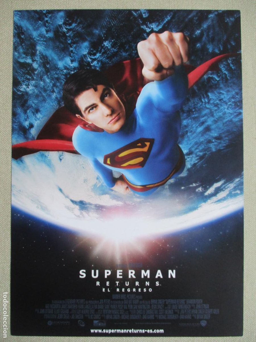 Cine: SUPERMAN RETURNS. GUIA ORIGINAL ESTRENO. PEDIDO MINIMO EN GUIAS 10 EUROS.