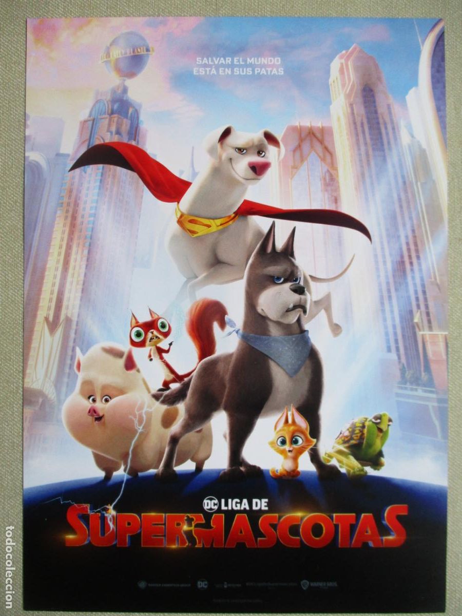 Cine: SUPERMASCOTAS. GUIA ORIGINAL ESTRENO. PEDIDO MINIMO EN GUIAS 10 EUROS.
