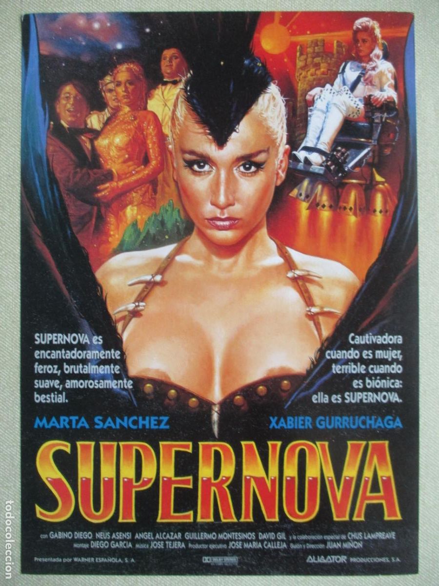 Cine: SUPERNOVA. GUIA ORIGINAL ESTRENO. PEDIDO MINIMO EN GUIAS 10 EUROS.