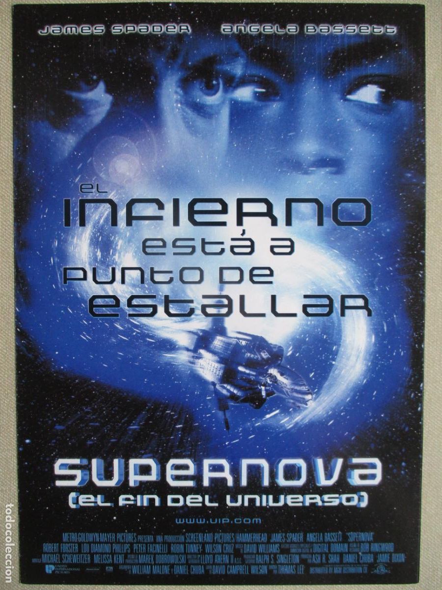 Cine: SUPERNOVA, EL FIN DEL UNIVERSO. GUIA ORIGINAL ESTRENO. PEDIDO MINIMO EN GUIAS 10 EUROS.