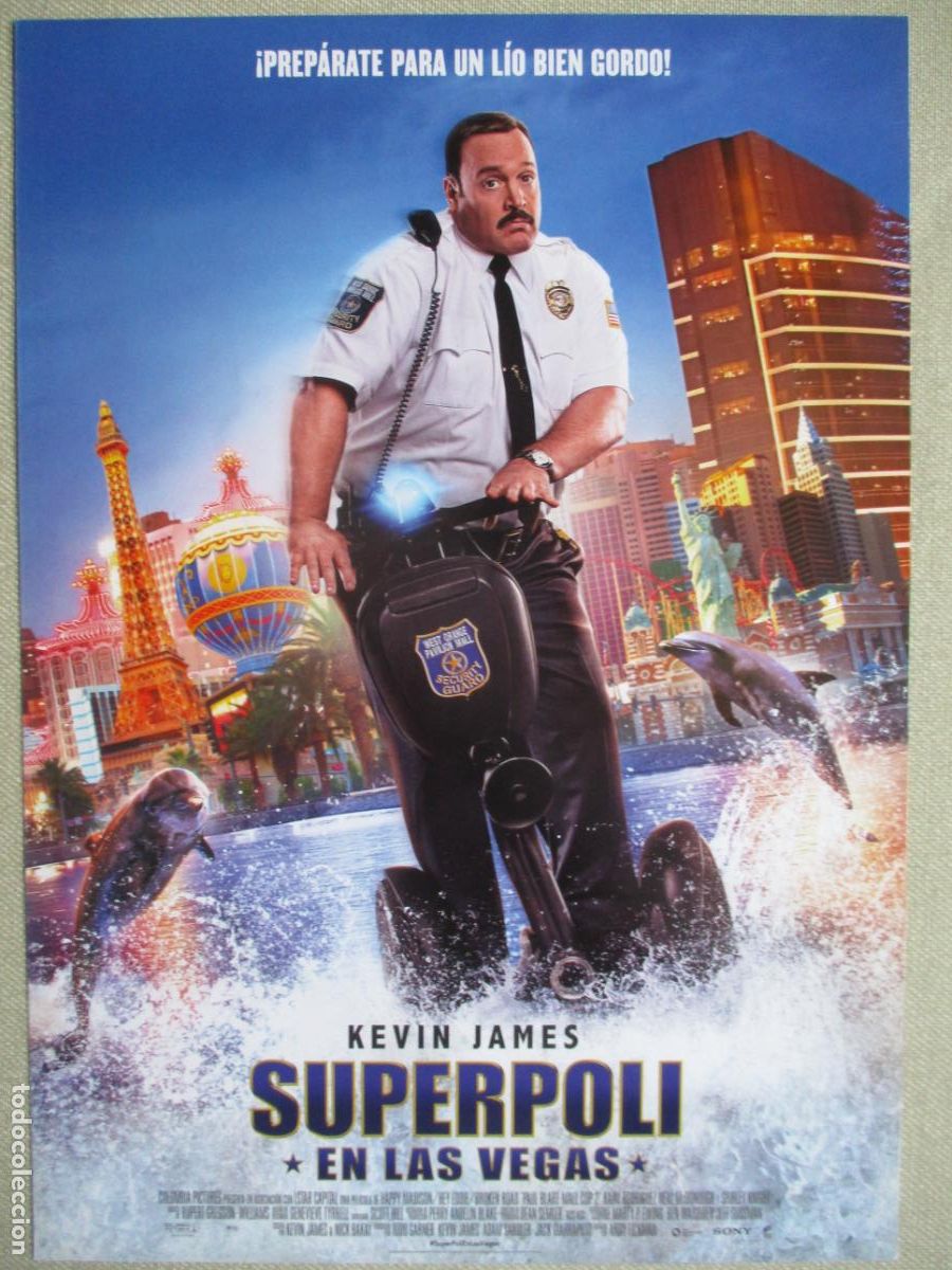 Cine: SUPERPOLI EN LAS VEGAS. GUIA ORIGINAL ESTRENO. PEDIDO MINIMO EN GUIAS 10 EUROS.