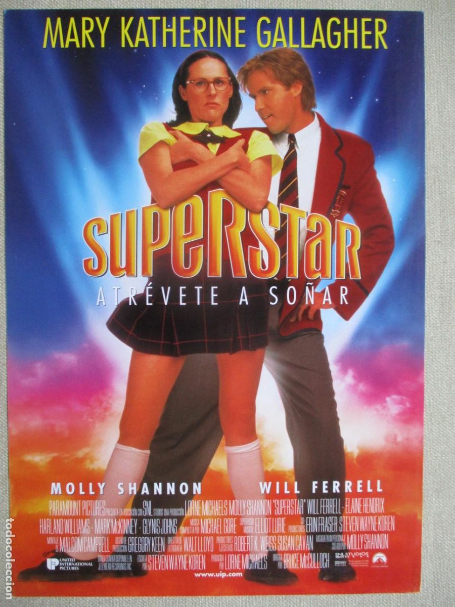 Cine: SUPERSTAR, ATREVETE A SO&Ntilde;AR. GUIA ORIGINAL ESTRENO. PEDIDO MINIMO EN GUIAS 10 EUROS.