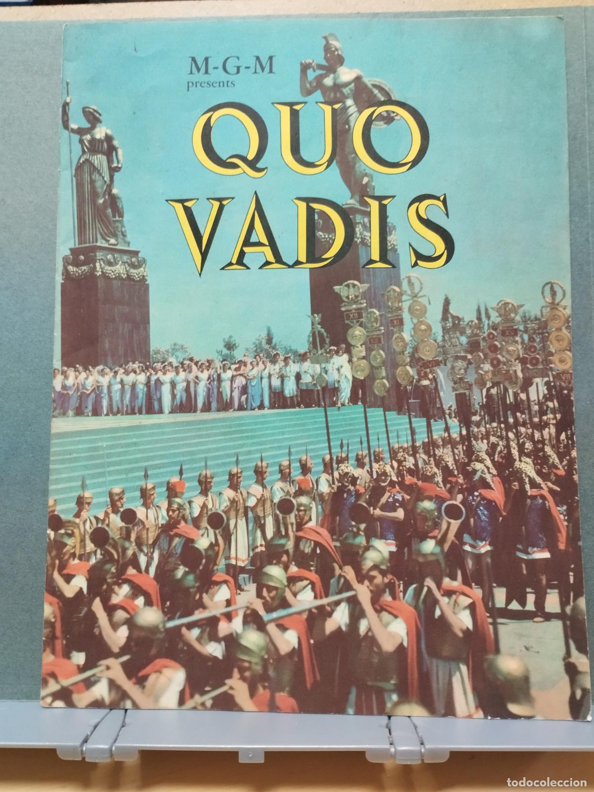 Cinema: BZB CINE. GUIA PUBLICITARIA DE QUO VADIS. EN INGLES. VER FOTOS.