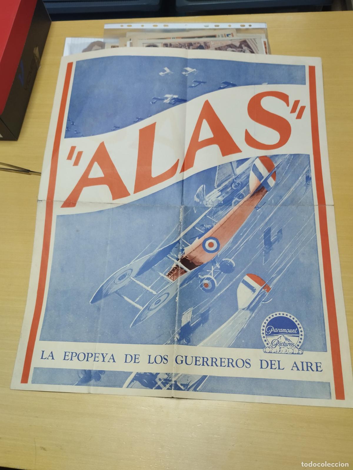 Cinema: BZB CINE. PARAMOUNT PICTURES. GUIA DESPLEGABLE PELICULA ALAS. LA EPOPEYA DE LOS GUERREROS DEL AIRE.