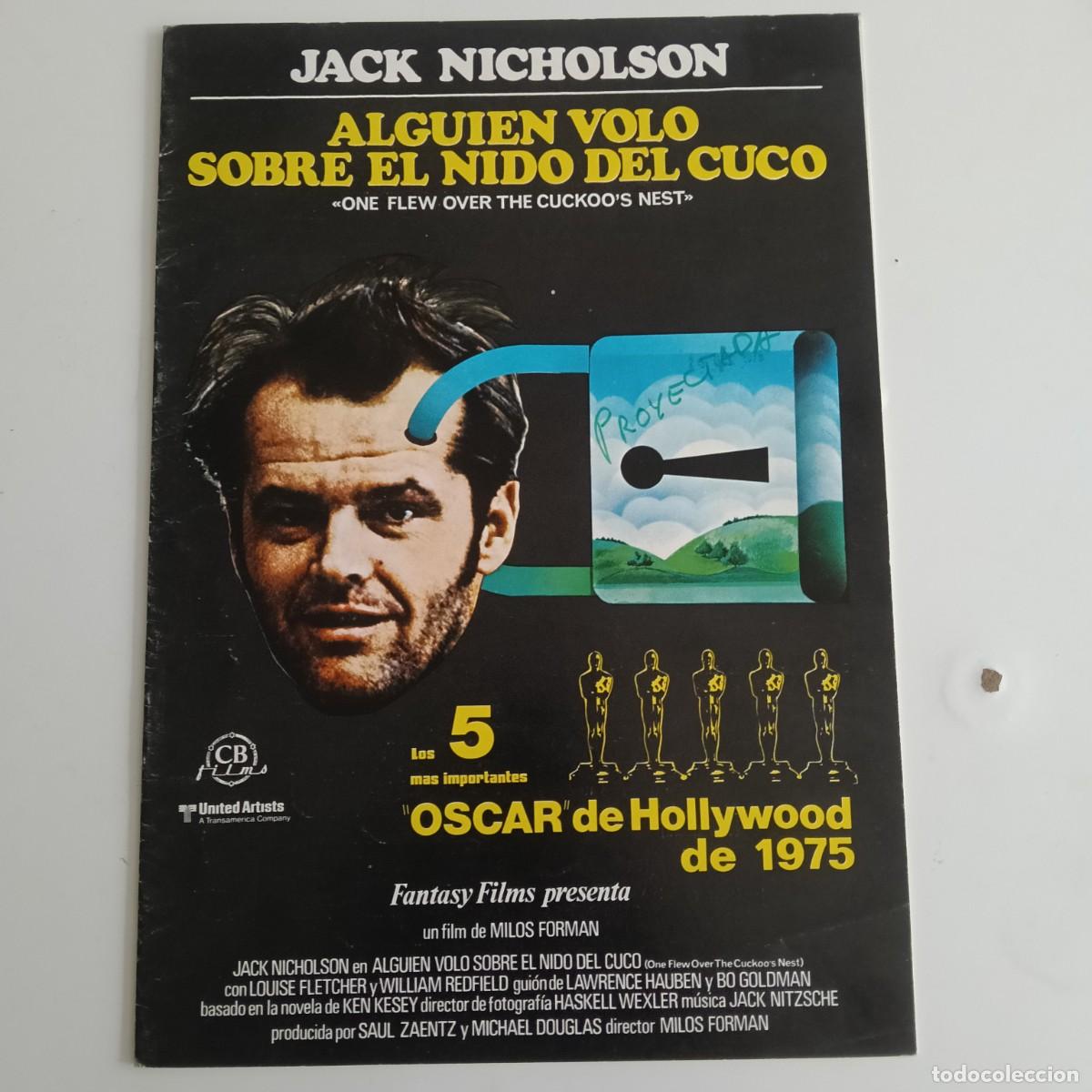 Cine: GUIA DE ESTRENO - ALGUIEN VOLO SOBRE EL NIDO DEL CUCO - LIBRITO