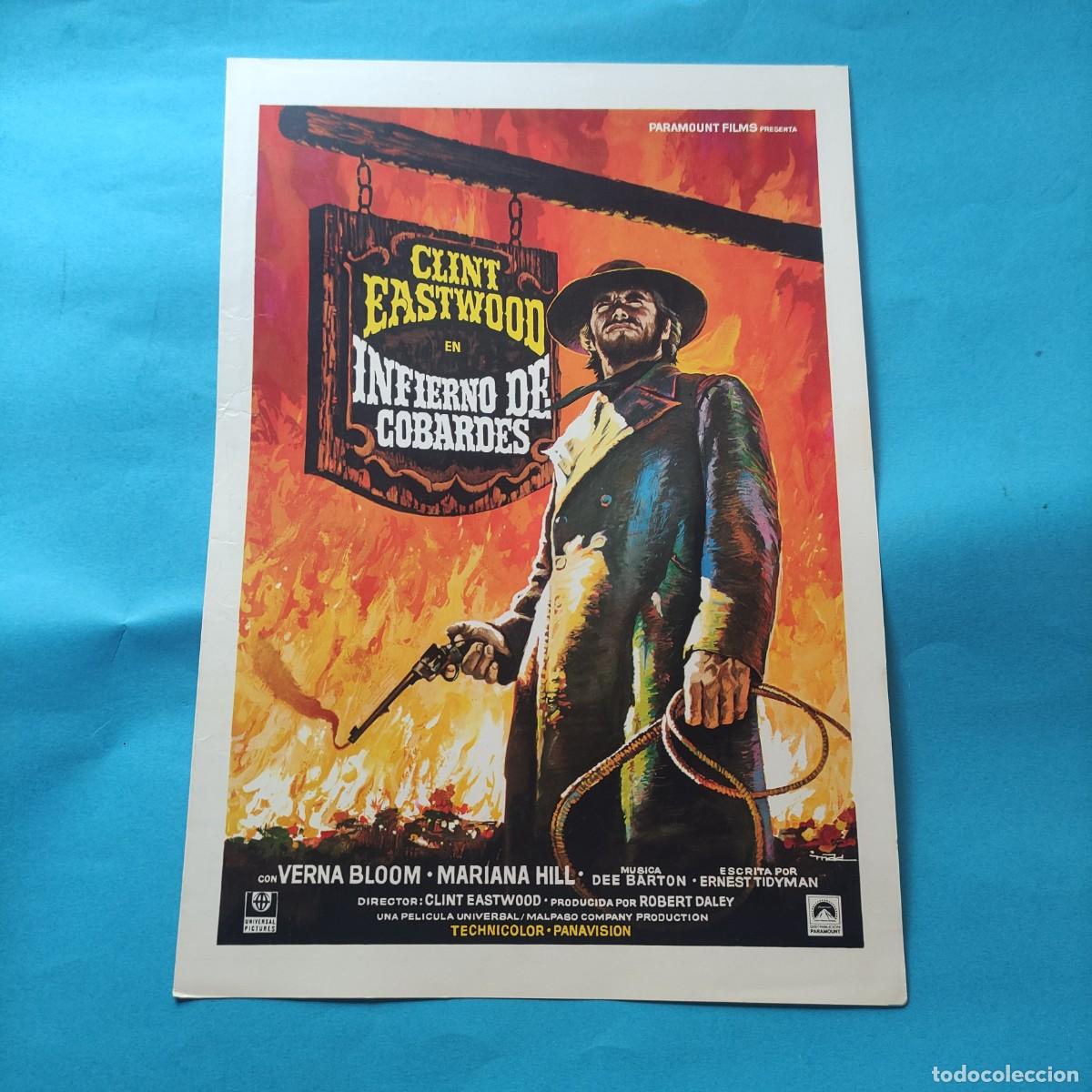 Cine: GUIA DE CINE . INFIERNO DE COBARDES ** CLINT EASTWOOD ** IMPECABLE ** L5