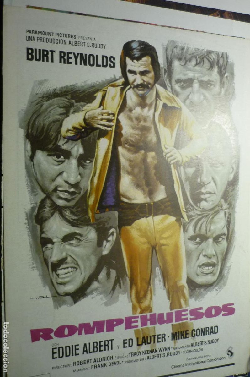 Cine: guia doble rompehuesos.-burt reynolds