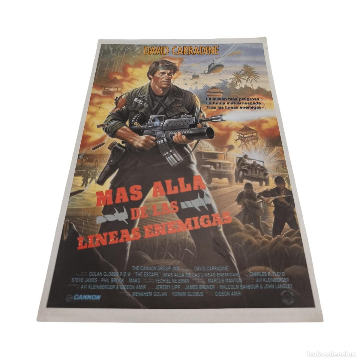 Cine: Gu&iacute;a de Prensa / Pressbook - M&aacute;s all&aacute; de las l&iacute;neas enemigas (P.O.W. The Escape, 1986) - David Carra