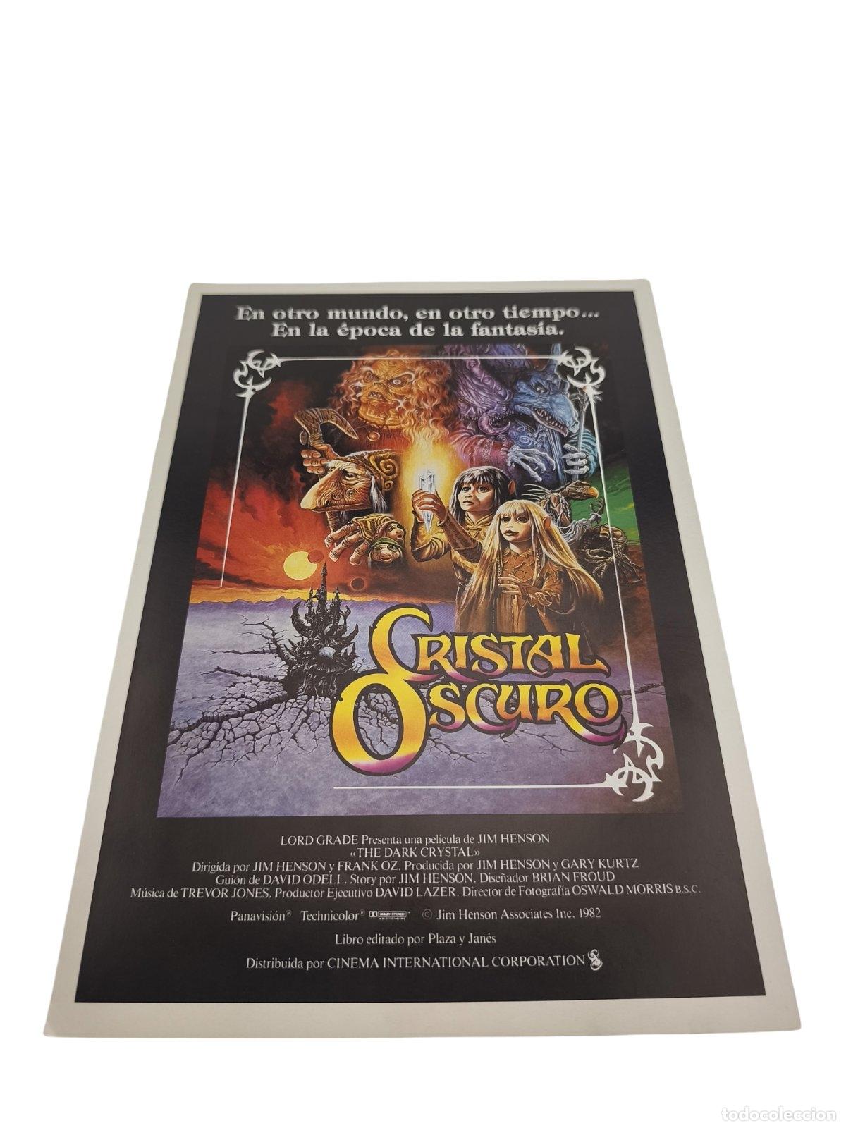 Cine: Gu&iacute;a de Prensa / Pressbook - Cristal Oscuro (The Dark Crystal, 1982) - Jim Henson / CIC - 62x30 cm D