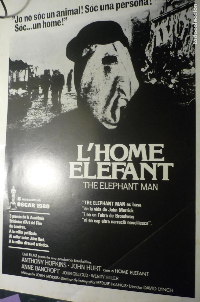 Cine: guia sencilla el hombre elefante '&iexcl;&iexcl;&iexcl;EN CATALAN'&iexcl;&iexcl;