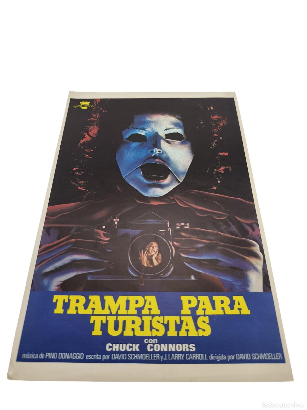 Cine: Gu&iacute;a de Prensa / Pressbook - Trampa para Turistas (Tourist Trap, 1979) - Terror Slashing - Corona Fi