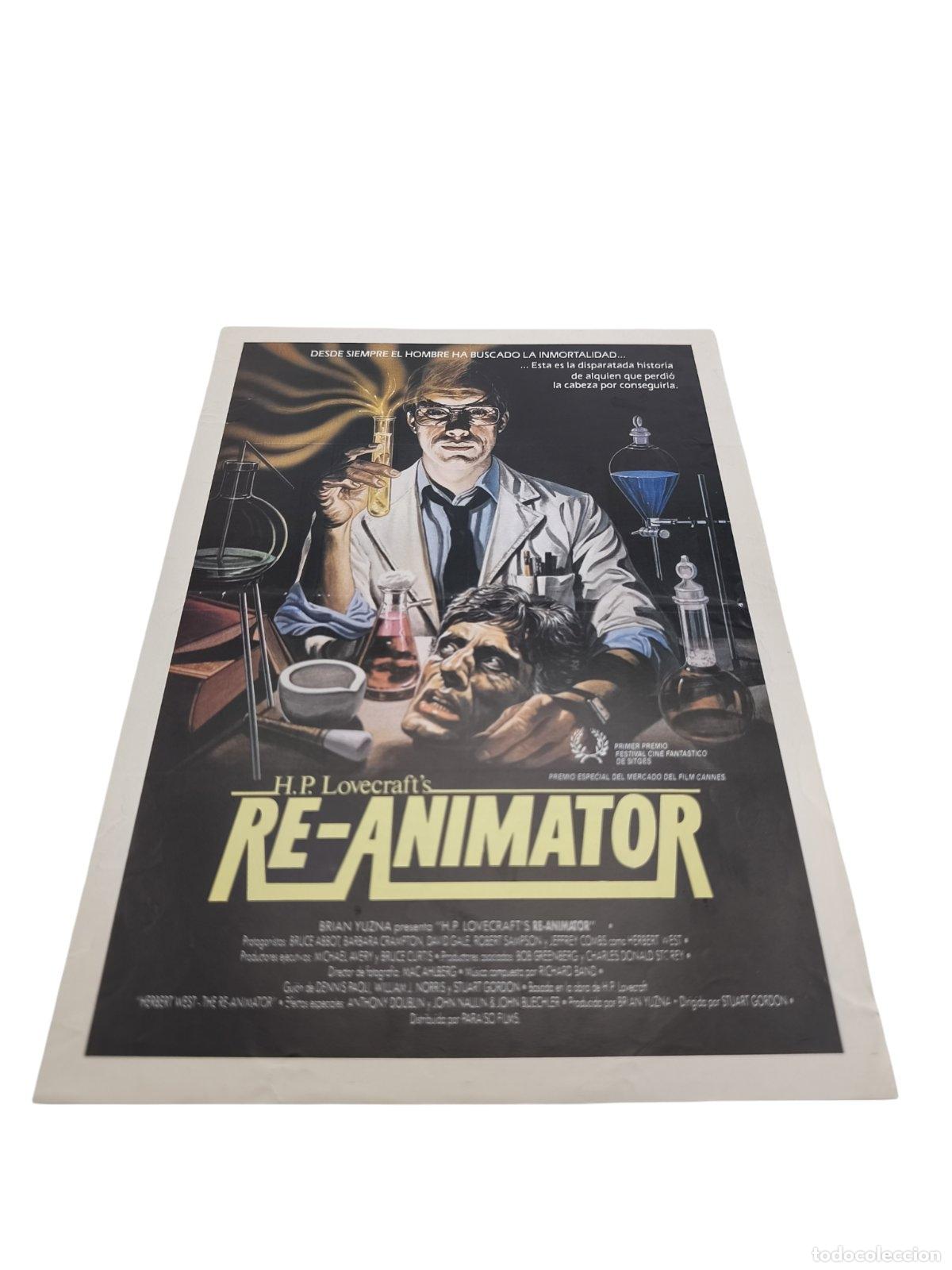 Cine: Gu&iacute;a de Prensa / Pressbook - Re-Animator (1985) - Stuart Gordon / H.P. Lovecraft / Para&iacute;so Films - 3