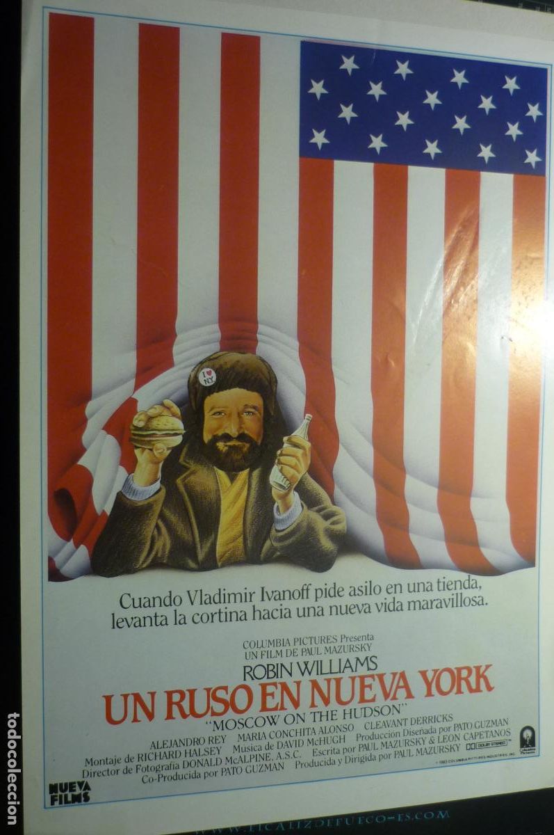 Cine: GUIA SENCILLA UN RUSO EN NUEVA YORK- ROBIN WILLIAMS