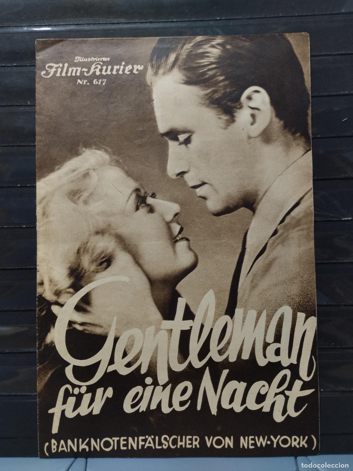 Cine: BZB GUIA PUBLICITARIA FILM-KURIER N&ordm; 617. CABALLERO DE UNA NOCHE.