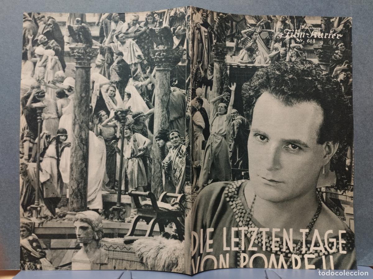 Cine: BZB GUIA PUBLICITARIA ALEMANA FILM-KURIER N&ordm; 618. LOS ULTIMOS DIAS DE POMPEYA.