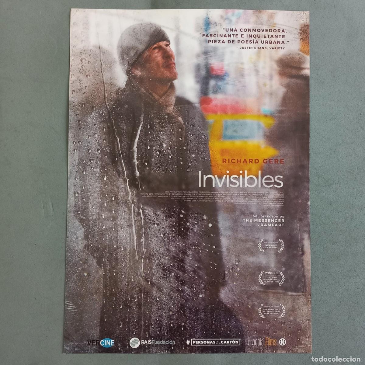 Cine: INVISIBLES de Oren Moverman con Richard Gere, Jena Malone, Steve Buscemi, Ben Veeren, Kyra Sedgwick