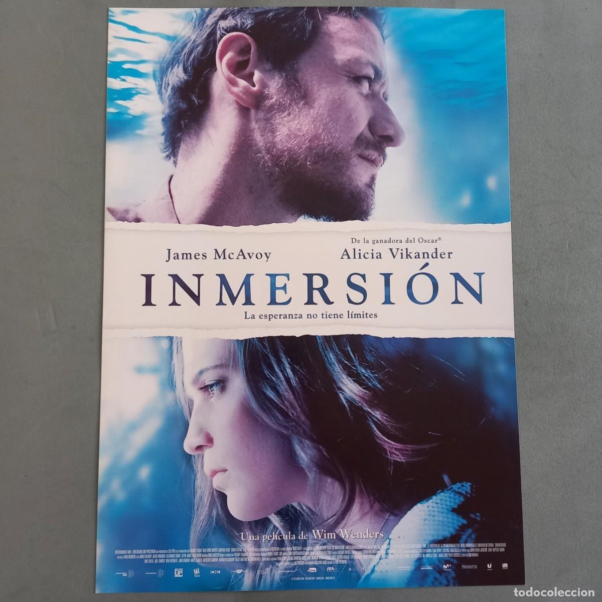 Cinema: INMERSI&Oacute;N de Wim Wenderscon James McAvoy, Alicia Vikander, Alexander Siddig, Celyn Jones, Reda Kateb