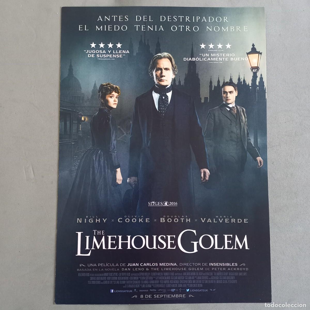 Cinema: THE LIMEHOUSE GOLEM de Juan Carlos Medina con Bill Nighy, Olivia Cooke, Mar&iacute;a Valverde, Sam Reid